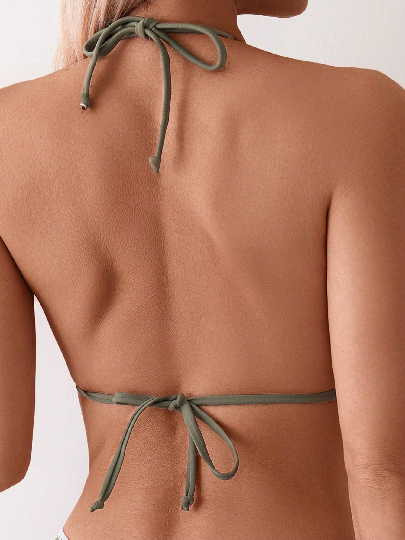 SHEIN DWUCZĘŚCIOWY STRÓJ KĄPIELOWY S09__XS