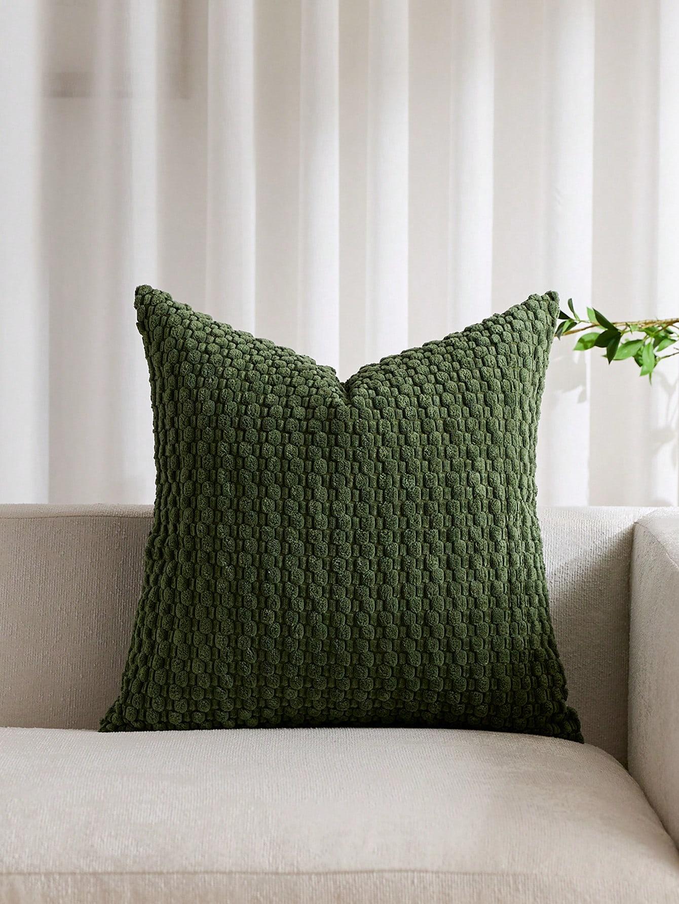 SHEIN ZIELONA POSZEWKA NA PODUSZKĘ S07__45X45CM