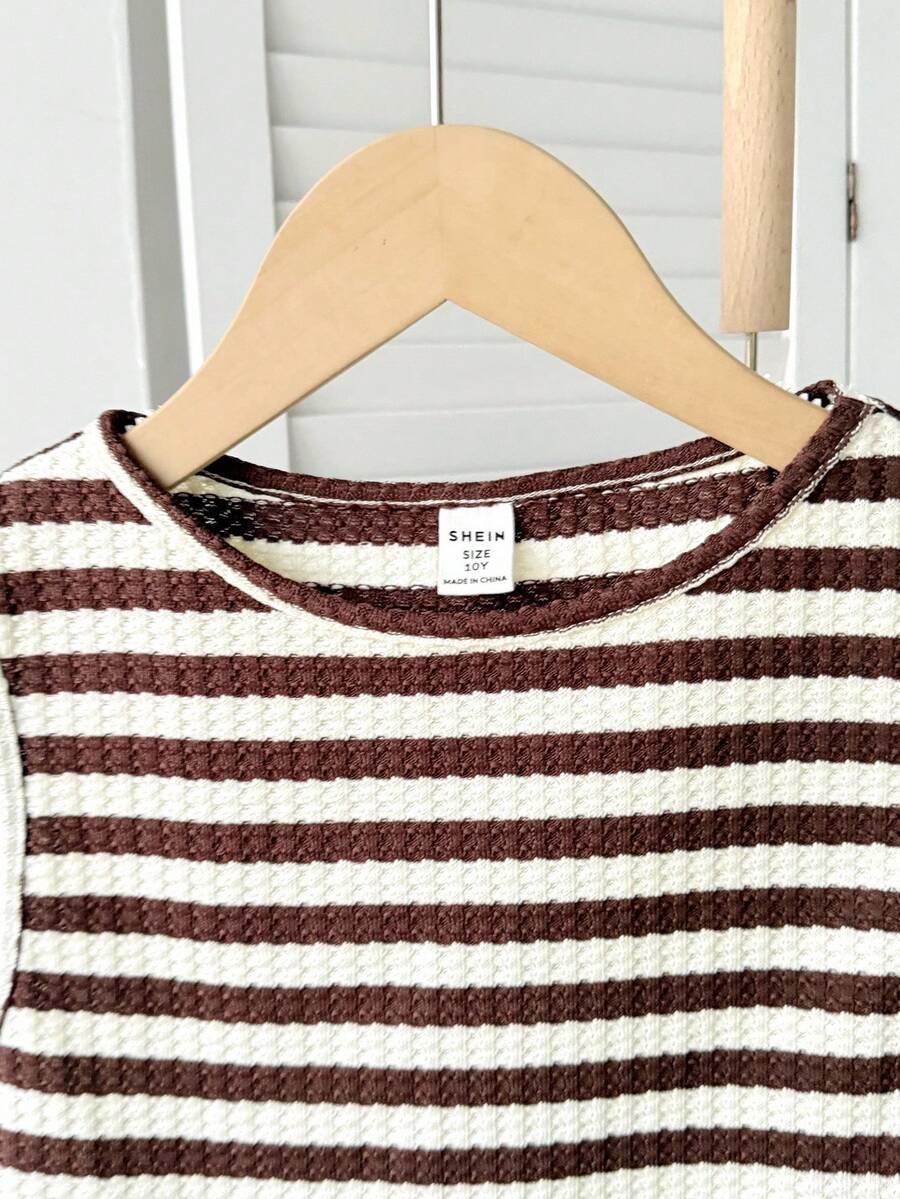 SHEIN KOMPLET TOP SPODNIE 128-134