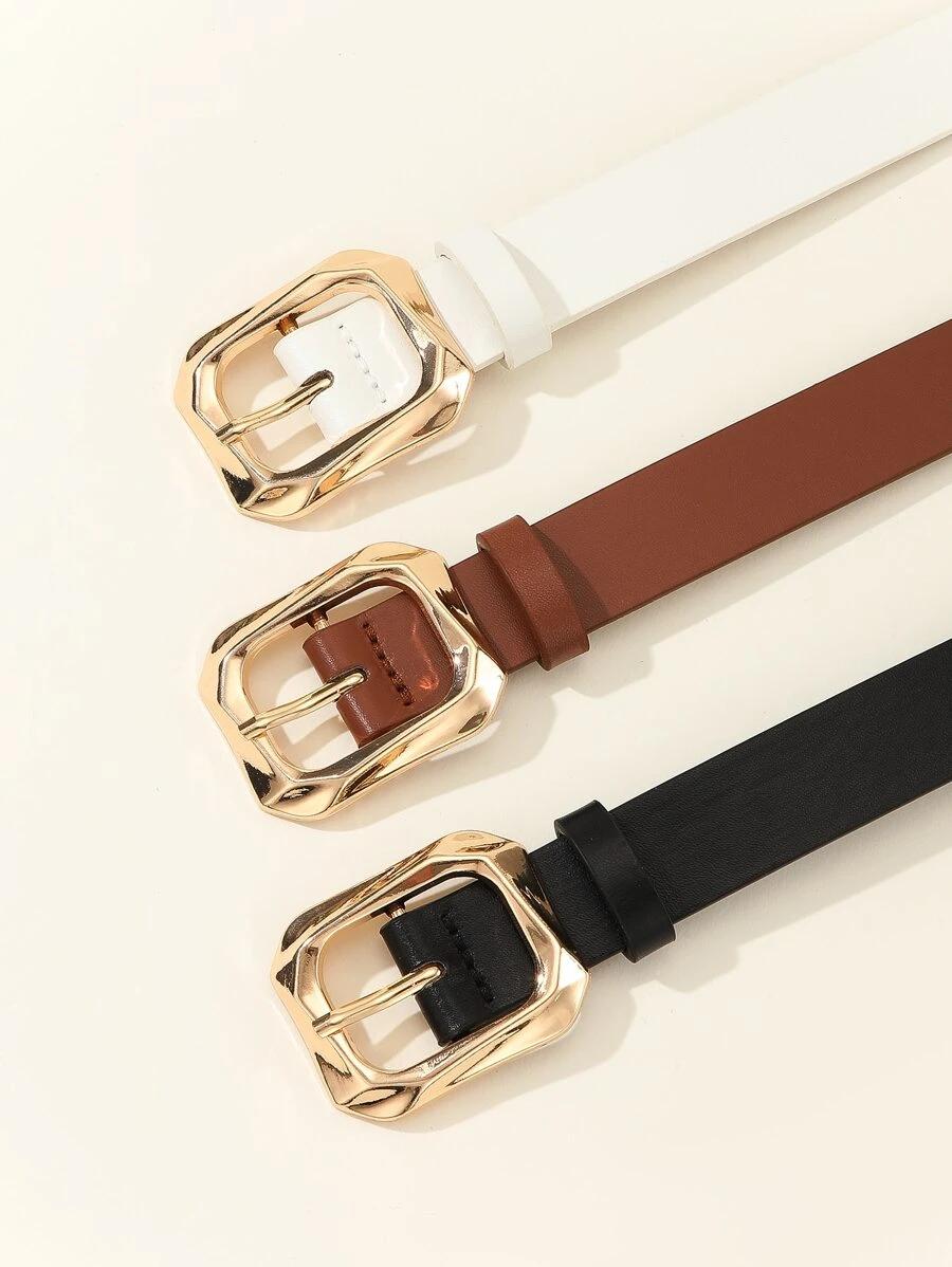 SHEIN PASEK Z KLAMRĄ 3-PACK