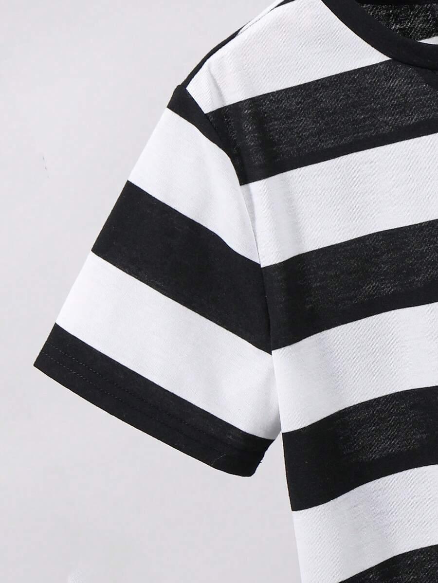 SHEIN KOMPLET KOSZULKA SPODNIE S06__134/140