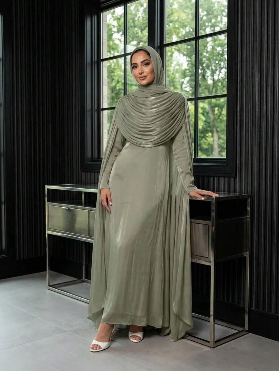 SHEIN ZIELONA MAXI SUKIENKA S06__M