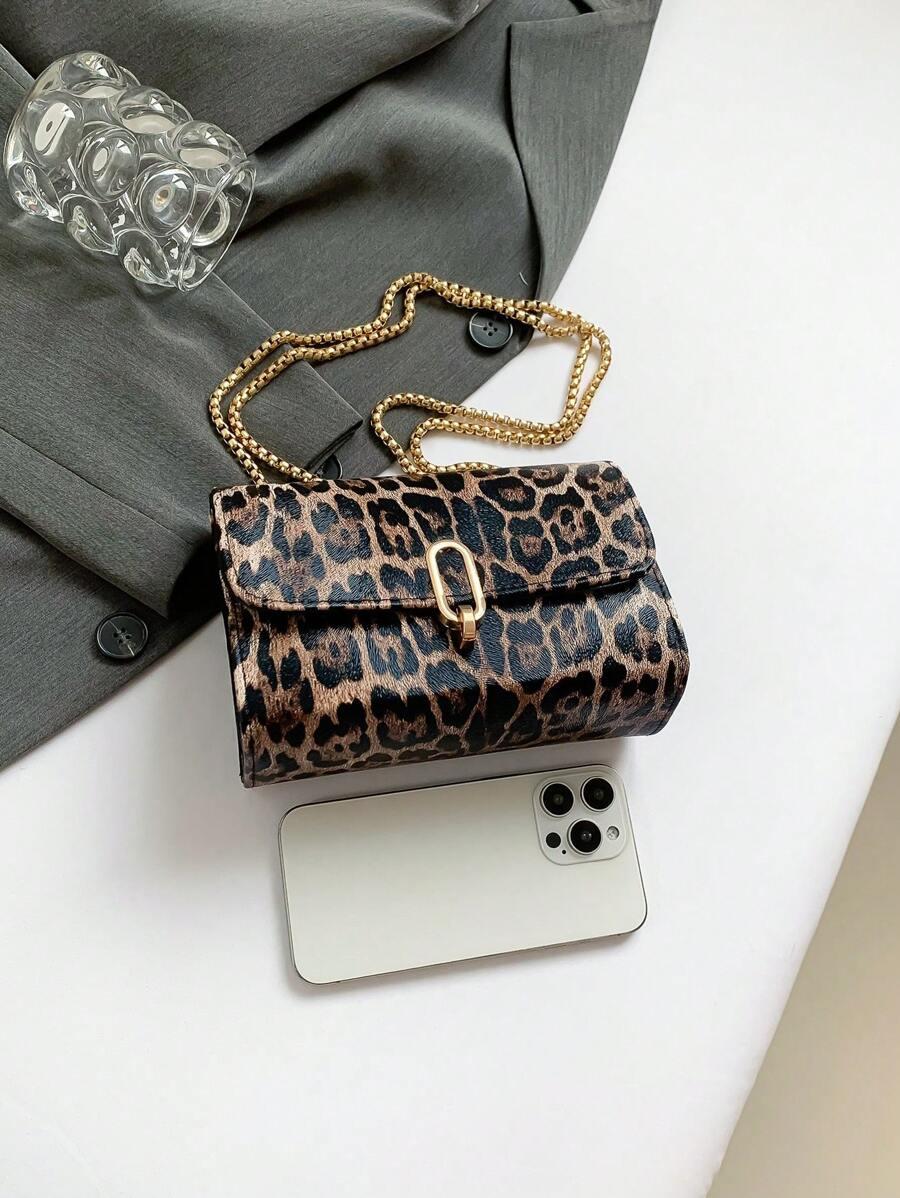 SHEIN TOREBKA ANIMAL PRINT ŁAŃCUSZEK S07