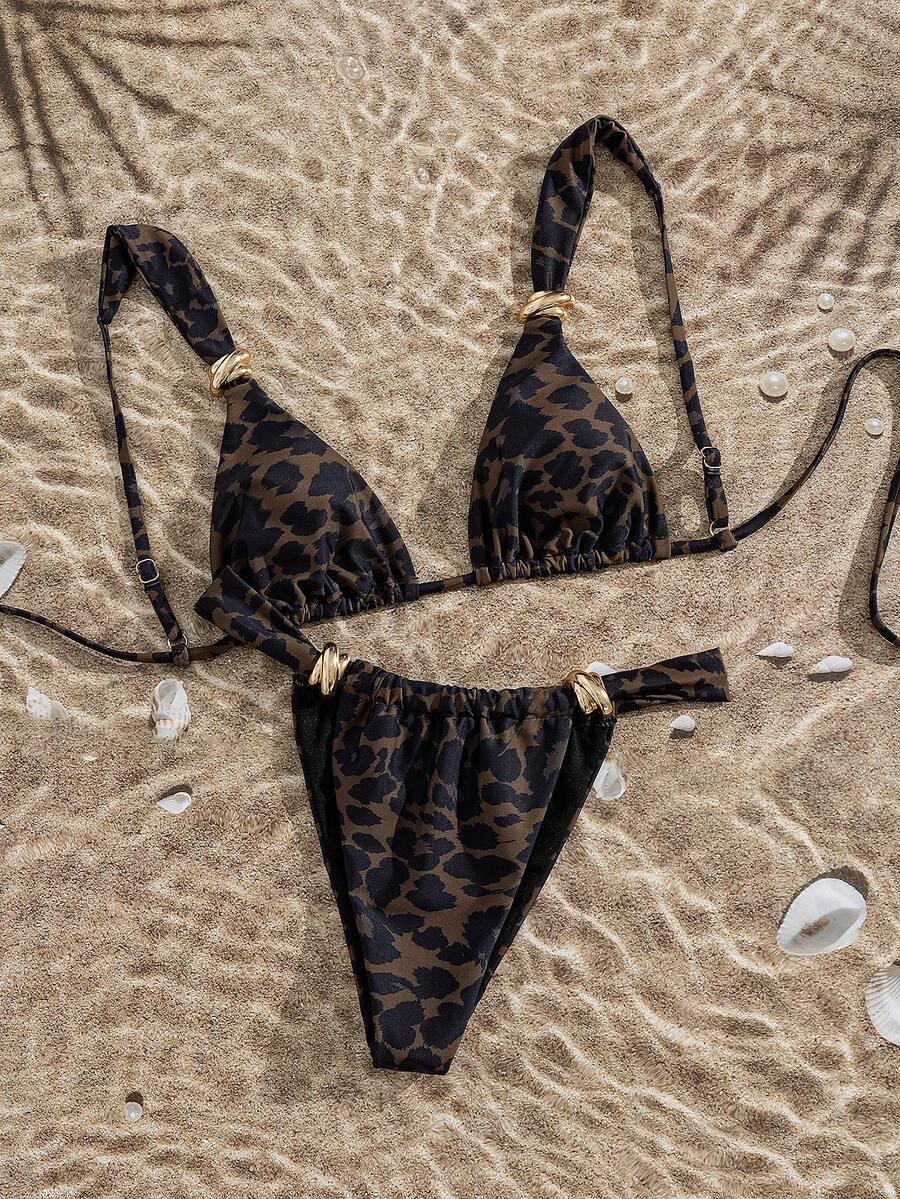 SWIM VCAY DWUCZĘŚCIOWY STRÓJ KĄPIELOWY ANIMAL PRINT S09__XS
