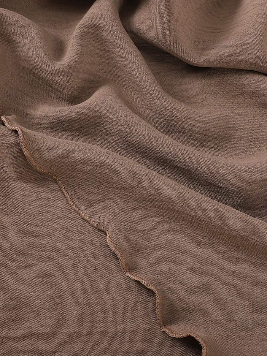 SHEIN BRĄZOWA CHUSTA HIDŻAB S07__130X120