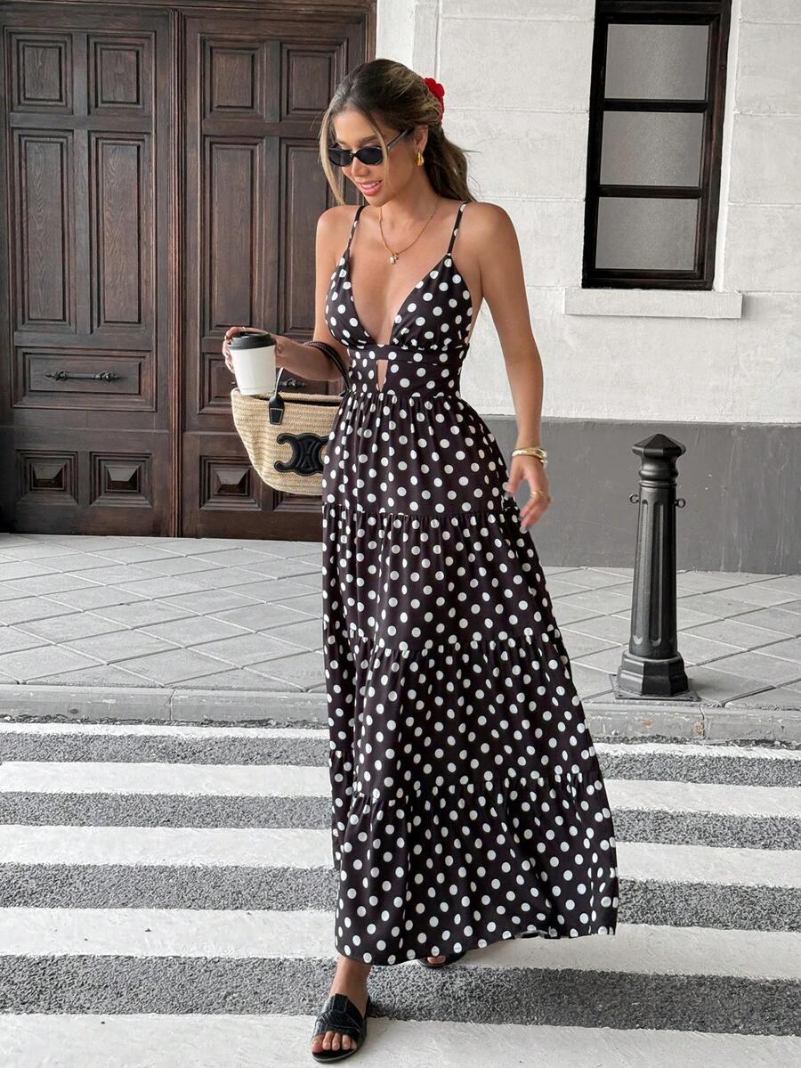 PARIAURA CZARNA MAXI SUKIENKA S06__L