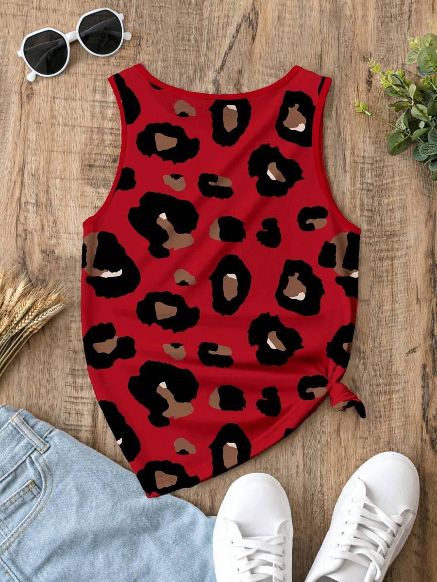 SHEIN TOP BEZ RĘKAWÓW PRINT S09__L