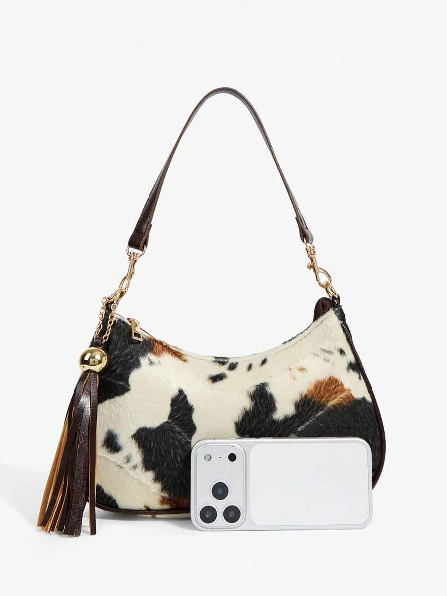 SHEIN TOREBKA NA RAMIĘ ANIMAL PRINT S07__27X17