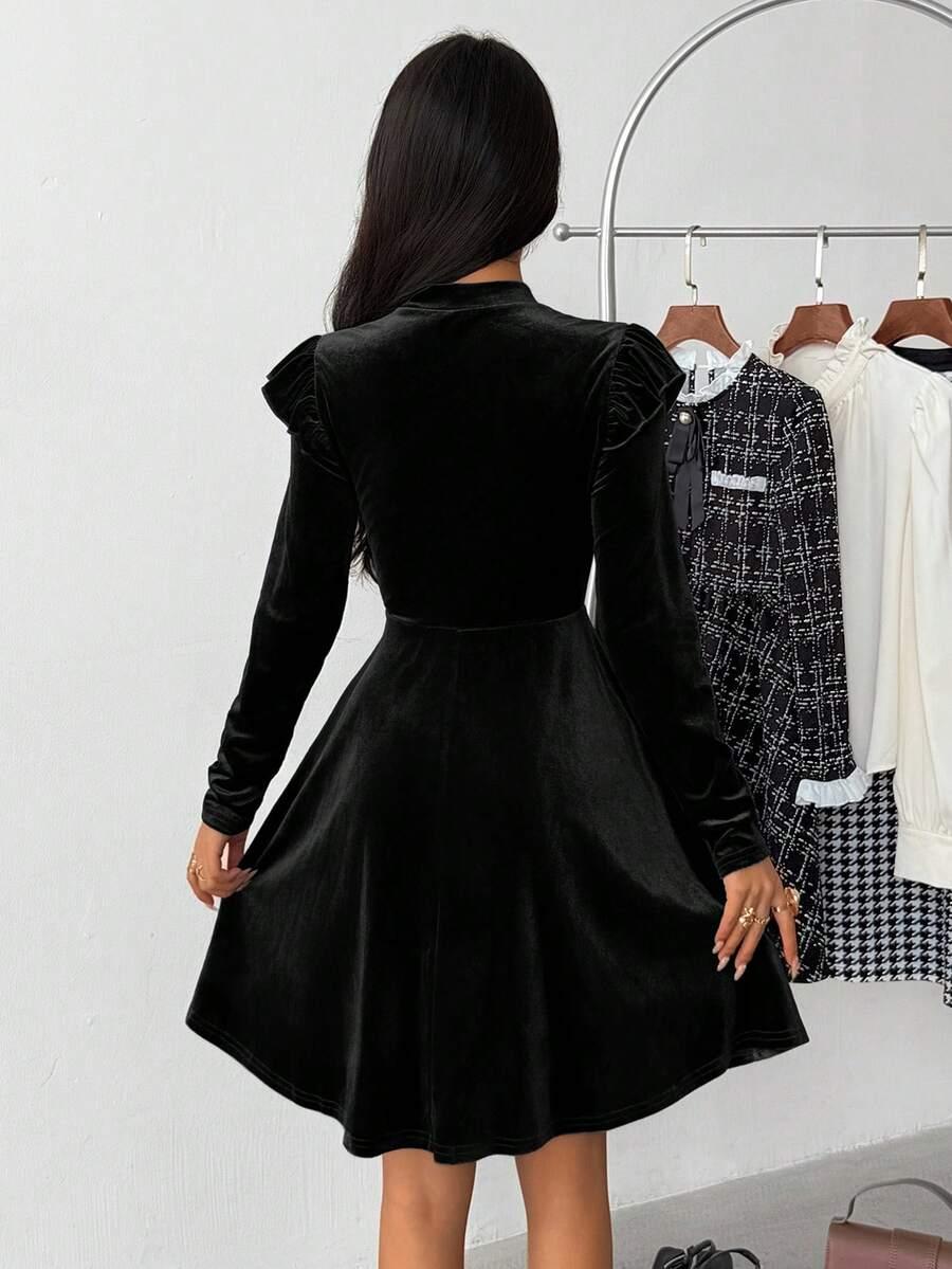 SHEIN SUKIENKA DŁUGI RĘKAW S06__152/158
