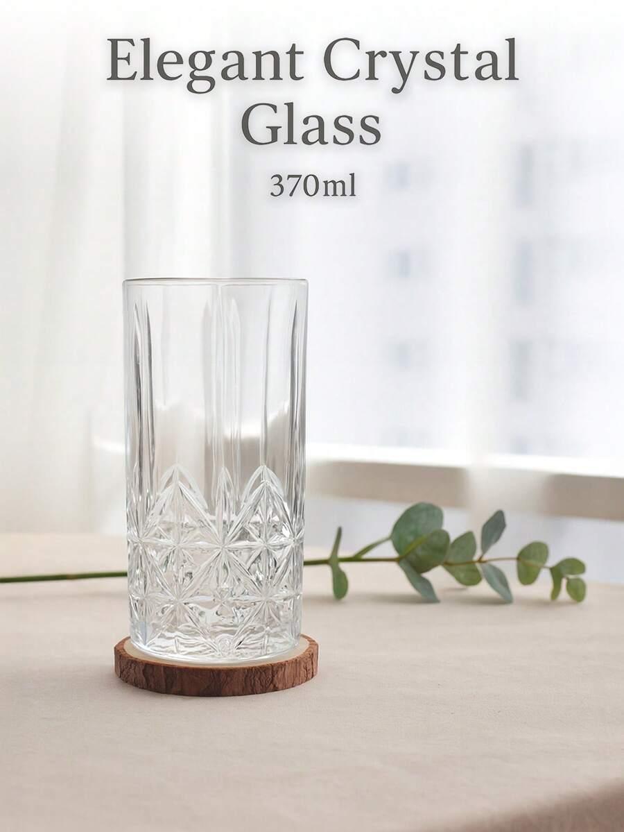 SHEIN PRZEŹROCZYSTA SZKLANKA 6SZT. S07__370ML
