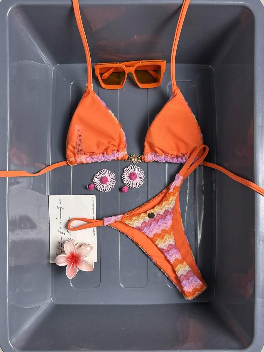SHEIN DWUCZĘŚCIOWY STRÓJ KĄPIELOWY S09__S