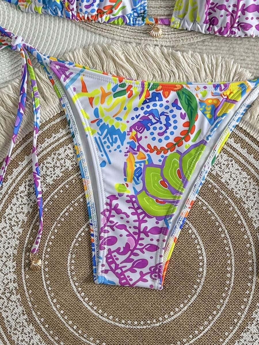 SHEIN DWUCZĘŚCIOWY STRÓJ KĄPIELOWY S09__M