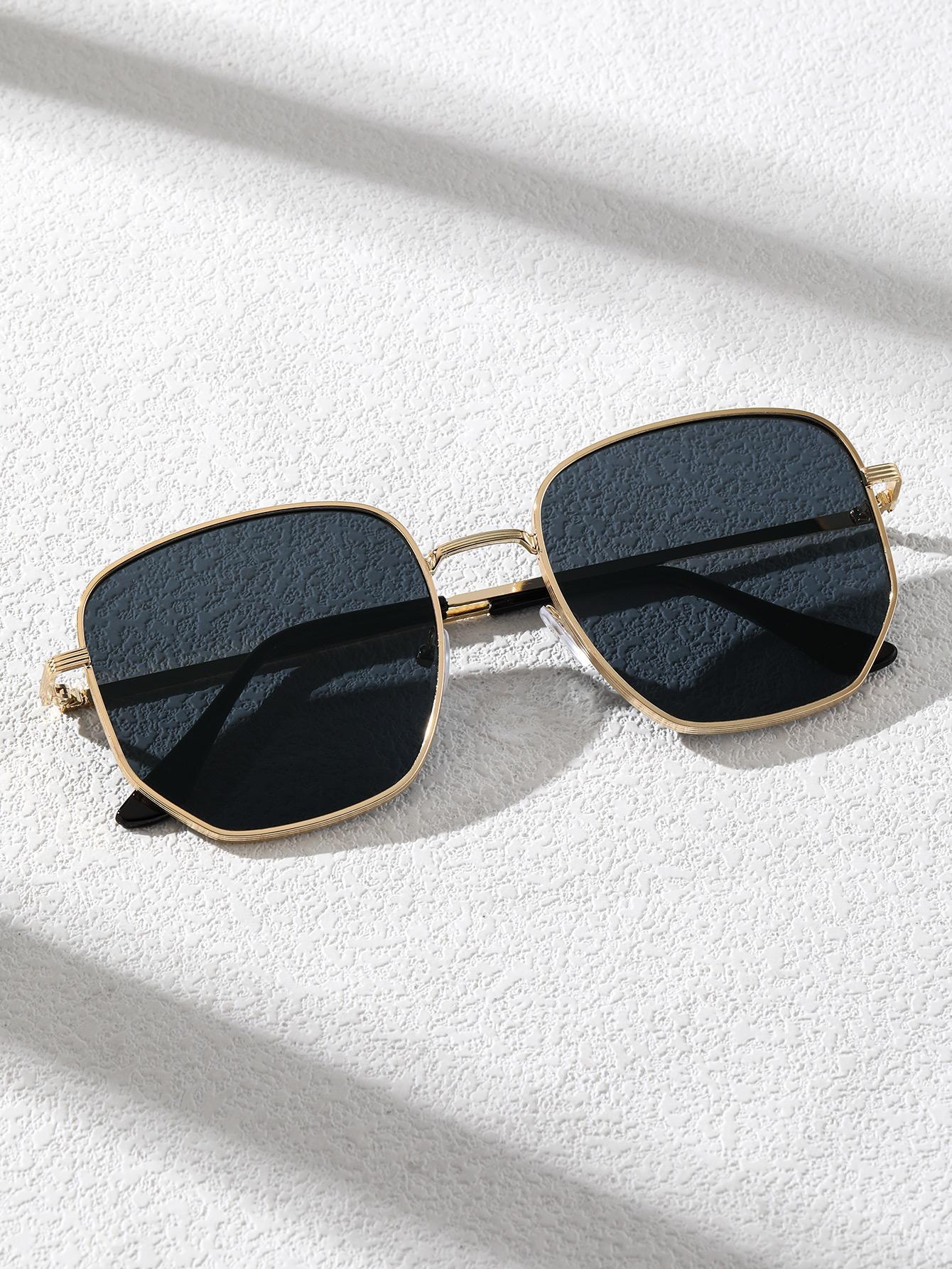 SHEIN CZARNE OKULARY PRZECIWSŁONECZNE S07