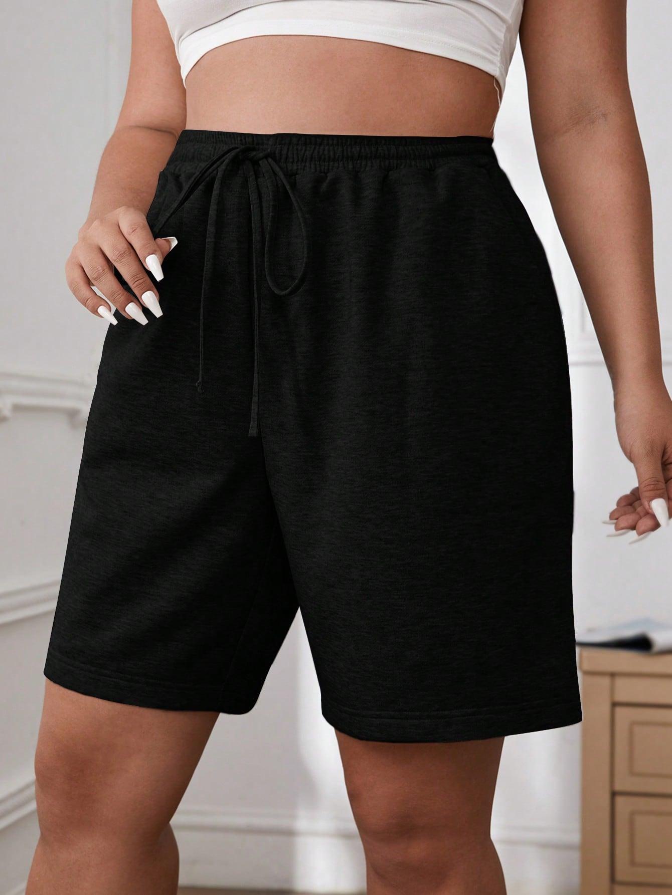 SHEIN CZARNE SPODENKI DRESOWE S06__46