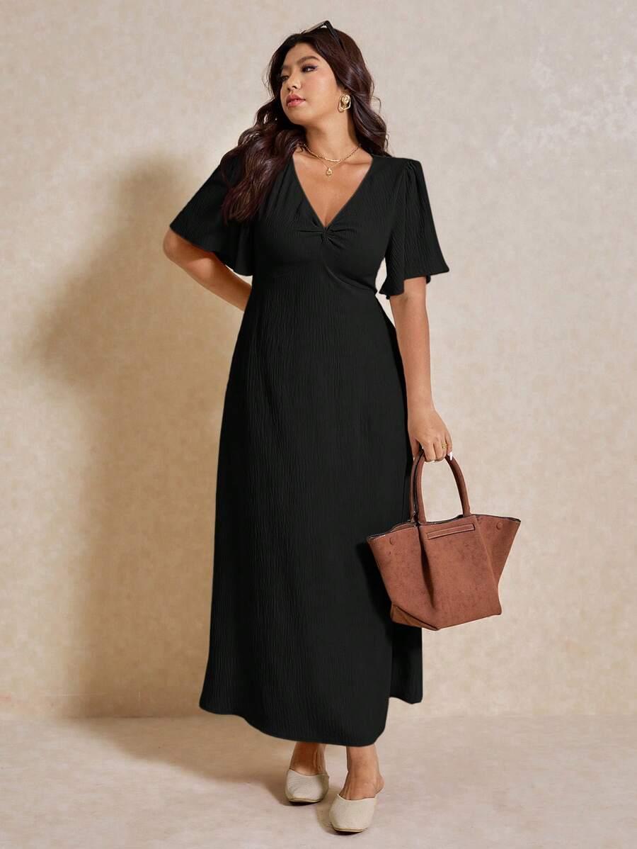 SHEIN CZARNA MAXI SUKIENKA S06__XXL