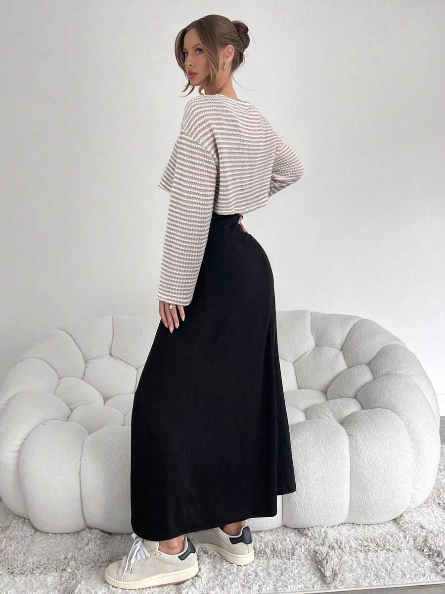 SIREN GAZE KOMPLET SUKIENKA SWETER S06__S
