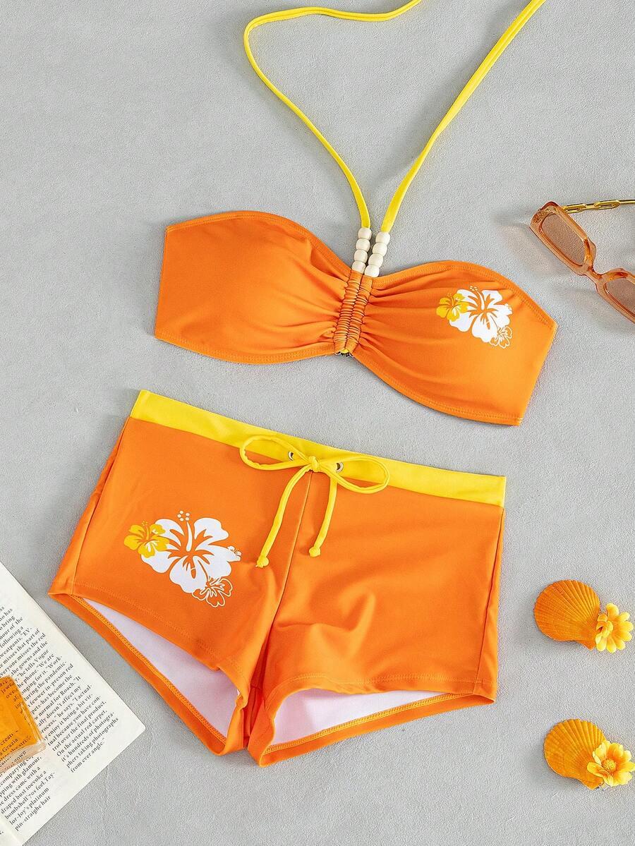 SHEIN DWUCZĘŚCIOWY STRÓJ KĄPIELOWY S09__S