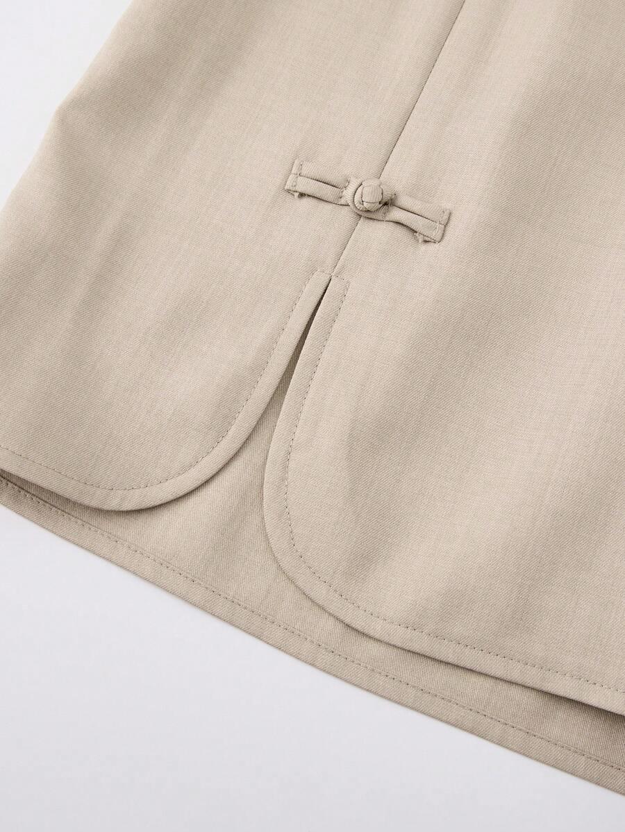 SHEIN BEŻOWE KRÓTKIE SPODENKI S06__XL