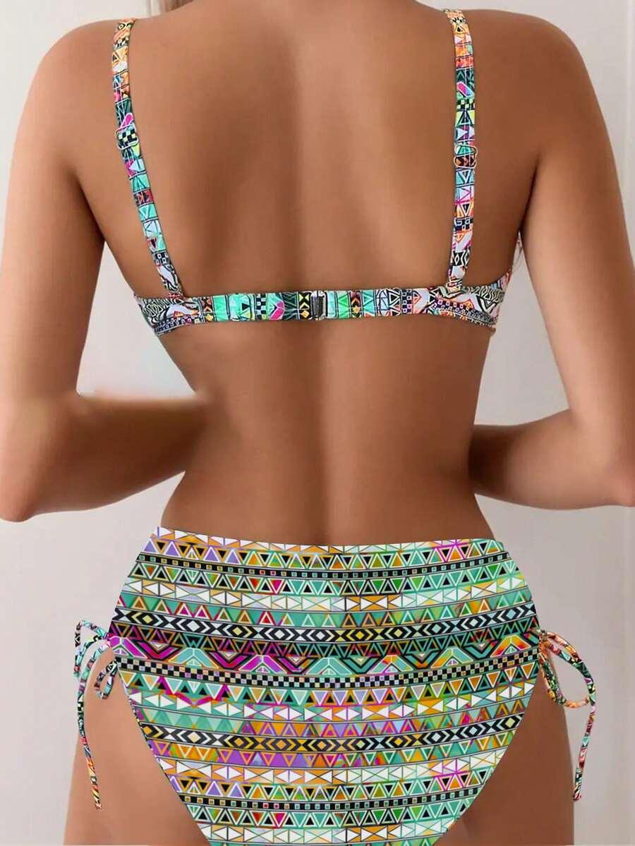 SHEIN DWUCZĘŚCIOWY STRÓJ KĄPIELOWY S09__M