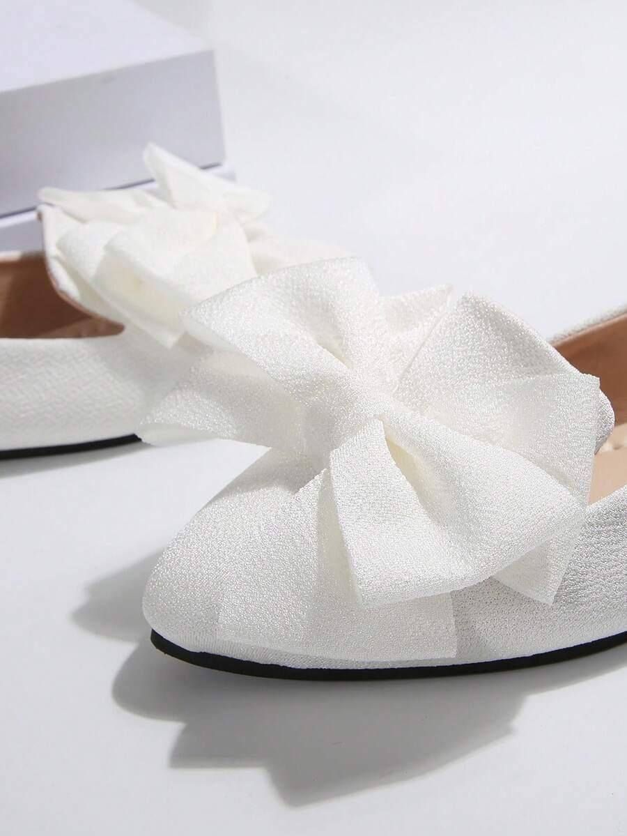 SHEIN BIAŁE BALERINY KOKARDA S06__36