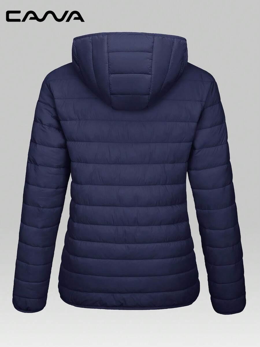 SHEIN GRANATOWA KURTKA Z KAPTUREM ZAMEK W01__L