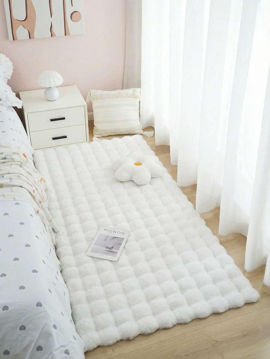 SHEIN BIAŁY DYWAN MIŚ S07__50X80