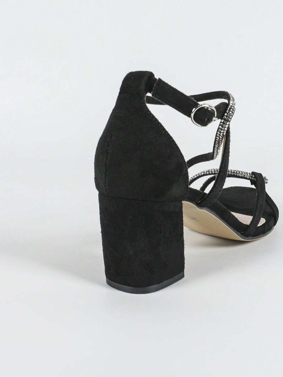 SHEIN CZARNE SANDAŁY OBCAS S06__39