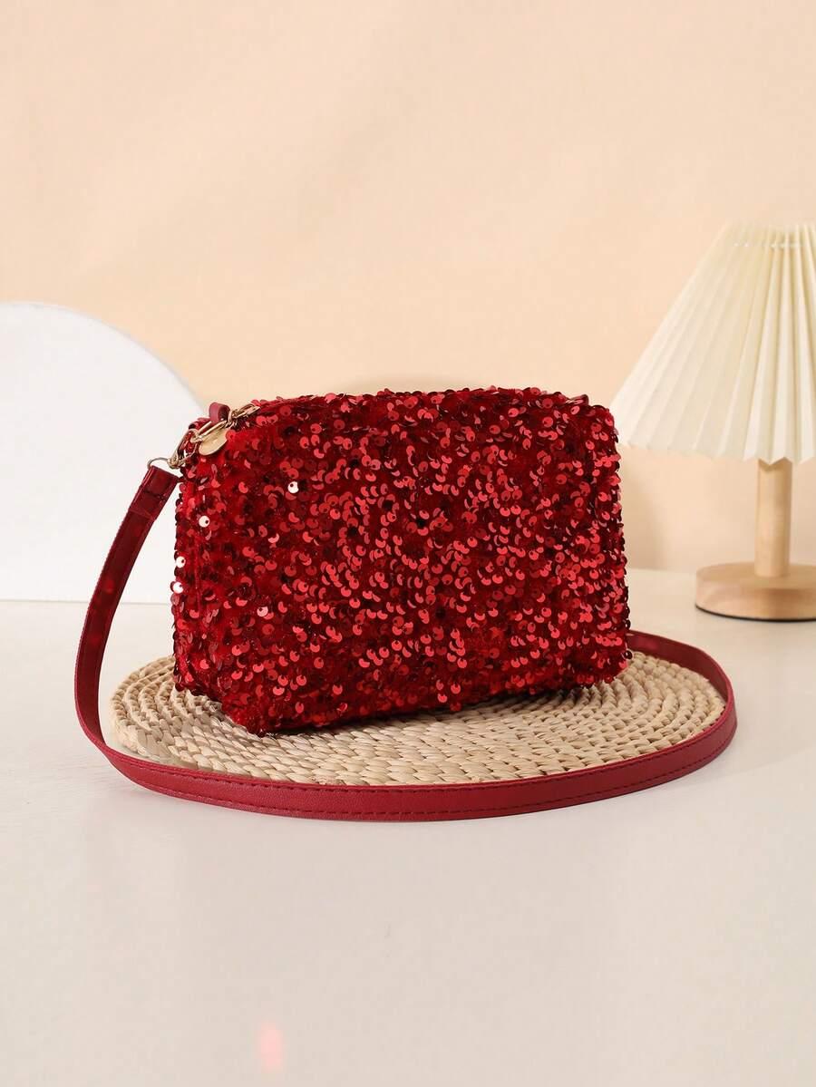 SHEIN CZERWONA TOREBKA NA RAMIĘ S07__14X8X20