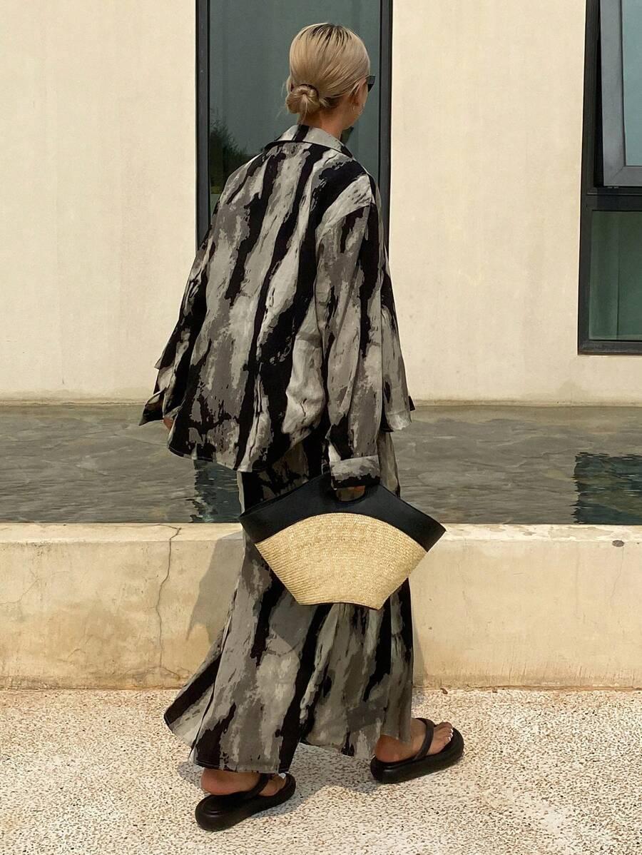 SHEIN KOSZULA SPÓDNICA KOMPLET S06__XL