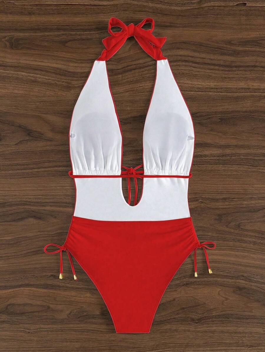 SHEIN JEDNOCZĘŚCIOWY STRÓJ KĄPIELOWY S09__M