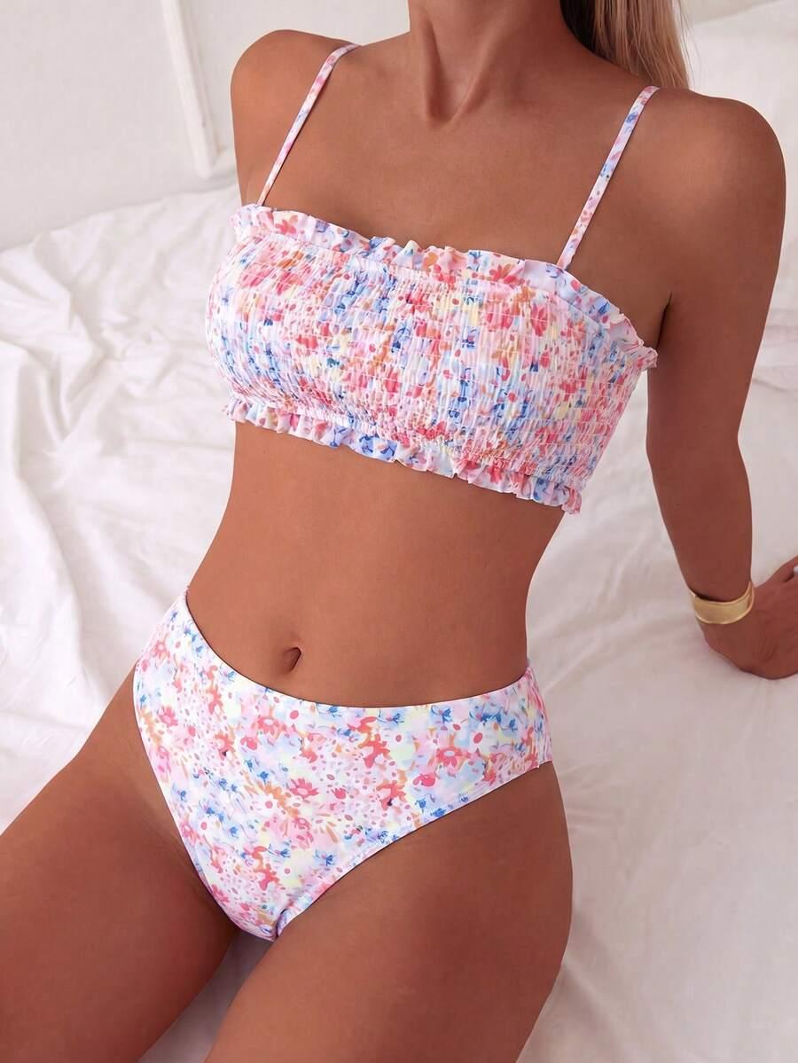SHEIN DWUCZĘŚCIOWY STRÓJ KĄPIELOWY S09__XL