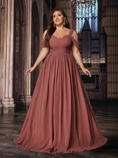 SHEIN ROZKLOSZOWANA MAXI SUKIENKA S06__50