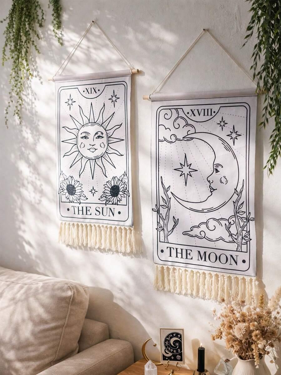 SHEIN PLAKAT NA ŚCIANĘ FRĘDZLE S07__38.5X62.5CM