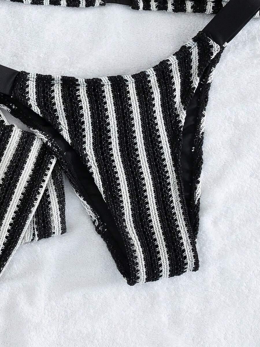 SHEIN DWUCZĘŚCIOWY STRÓJ KĄPIELOWY SPODNIE KOMPLET S09__XS