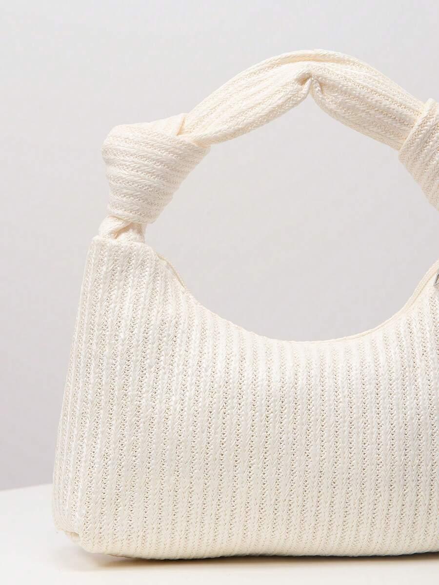 SHEIN KREMOWA TOREBKA NA RAMIĘ S07__25X15