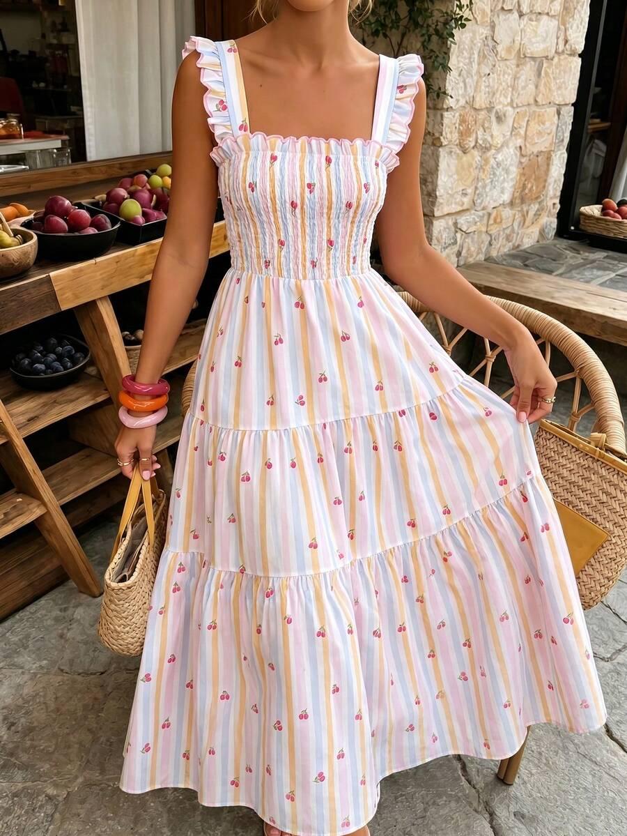 SHEIN MAXI SUKIENKA WZÓR S06__S