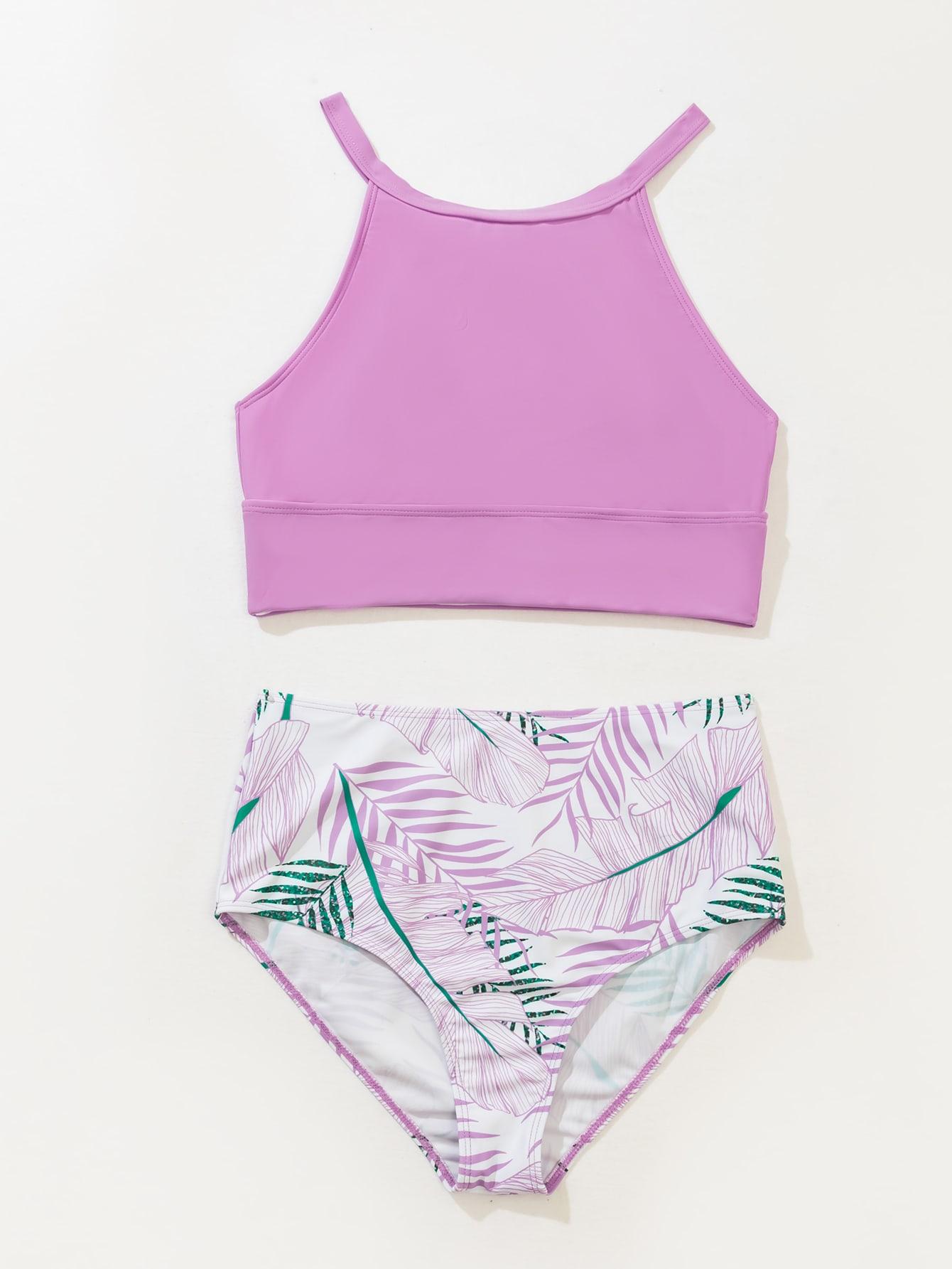 SHEIN DWUCZĘŚCIOWY STRÓJ KĄPIELOWY S09__S