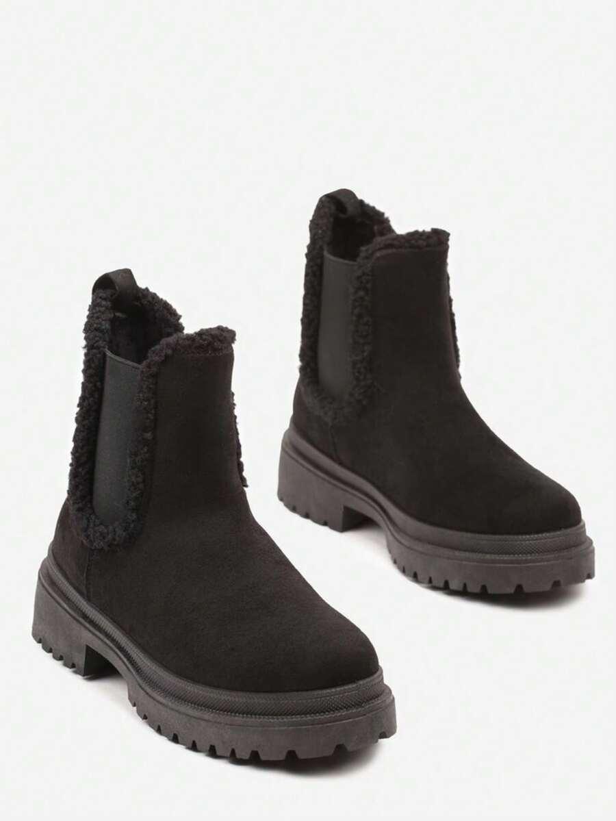 SHEIN CZARNE WSUWANE BOTKI W01__39