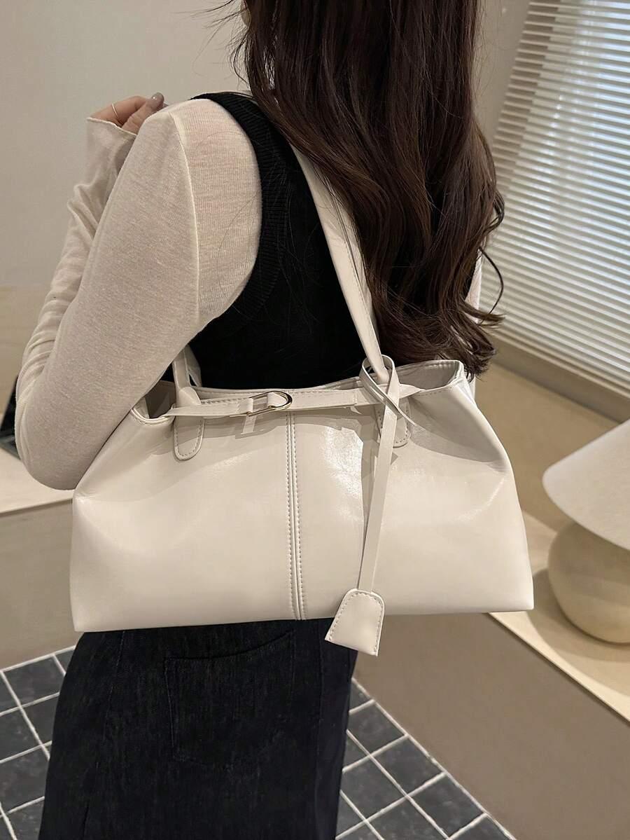 SHEIN BEŻOWA TOREBKA NA RAMIĘ S07__35X19