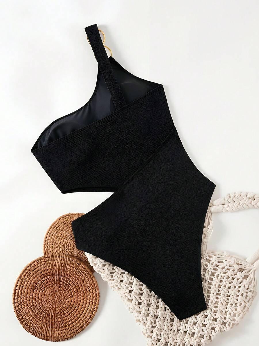 SWIM CHICCIA CZARNY JEDNOCZĘŚCIOWY STRÓJ KĄPIELOWY S09__L