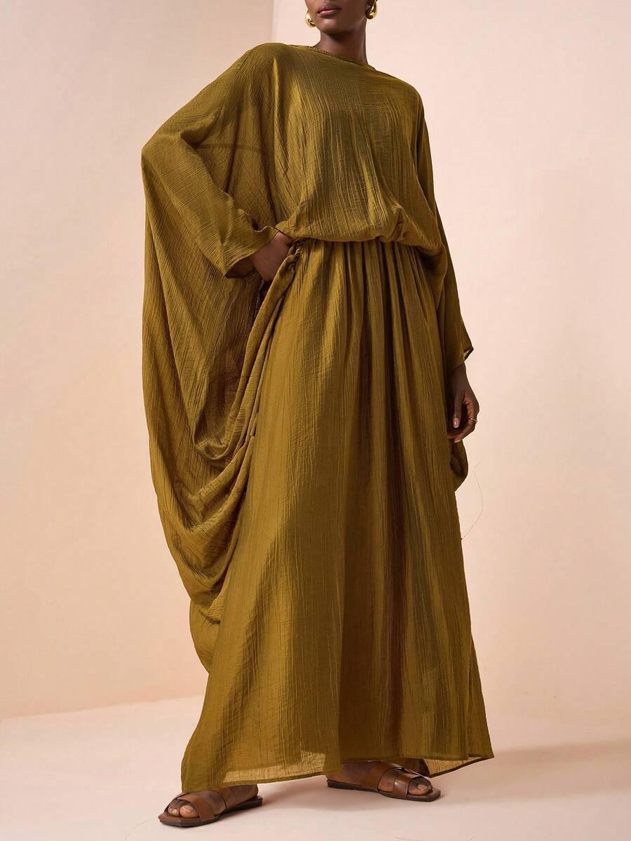 ZIVAH ZIELONA MAXI SUKIENKA S06__XL