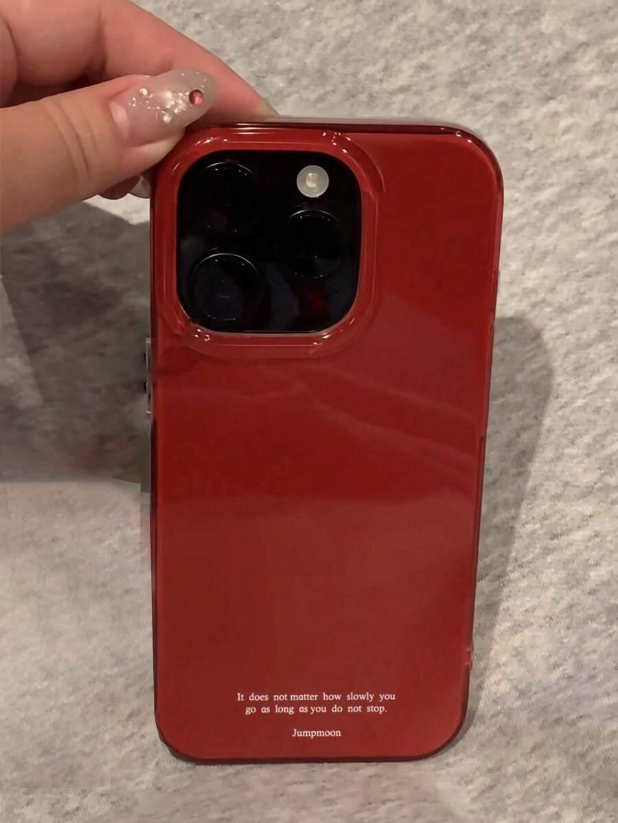 SHEIN CZERWONE ETUI NA TELEFON IPHONE 15 PRO S07