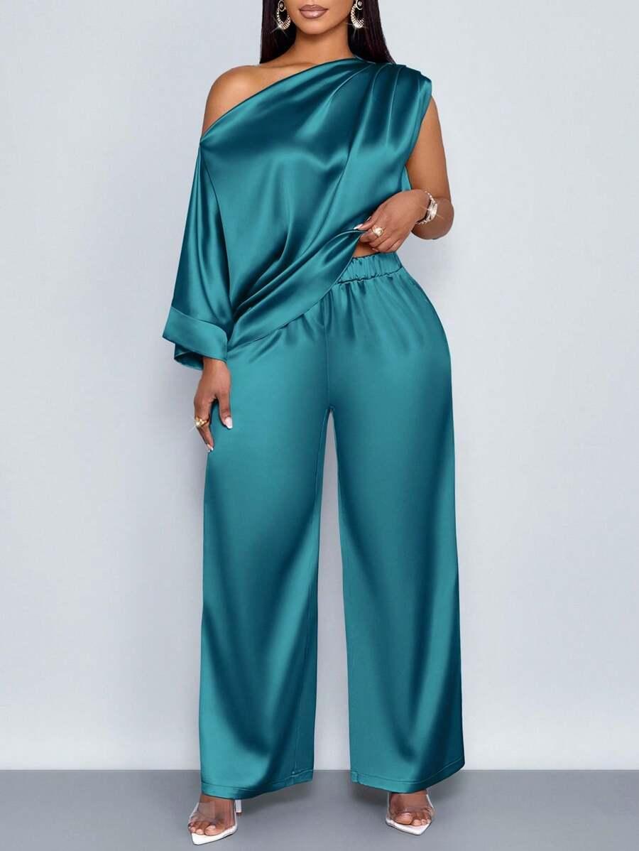 SHEIN SPODNIE BLUZKA KOMPLET S06__46