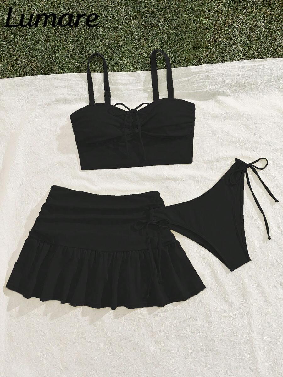 SHEIN DWUCZĘŚCIOWY STRÓJ KĄPIELOWY S09__S