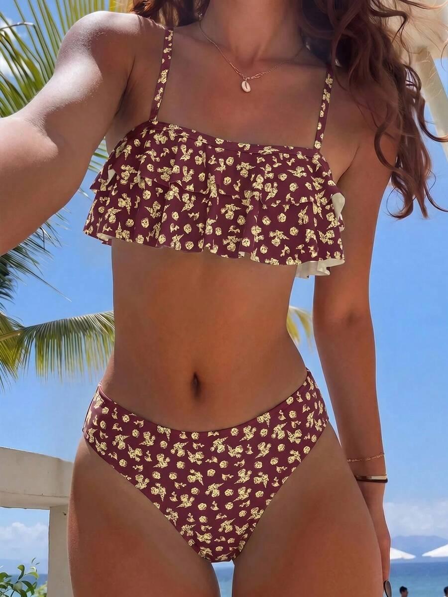 SHEIN DWUCZĘŚCIOWY STRÓJ KĄPIELOWY S09__S