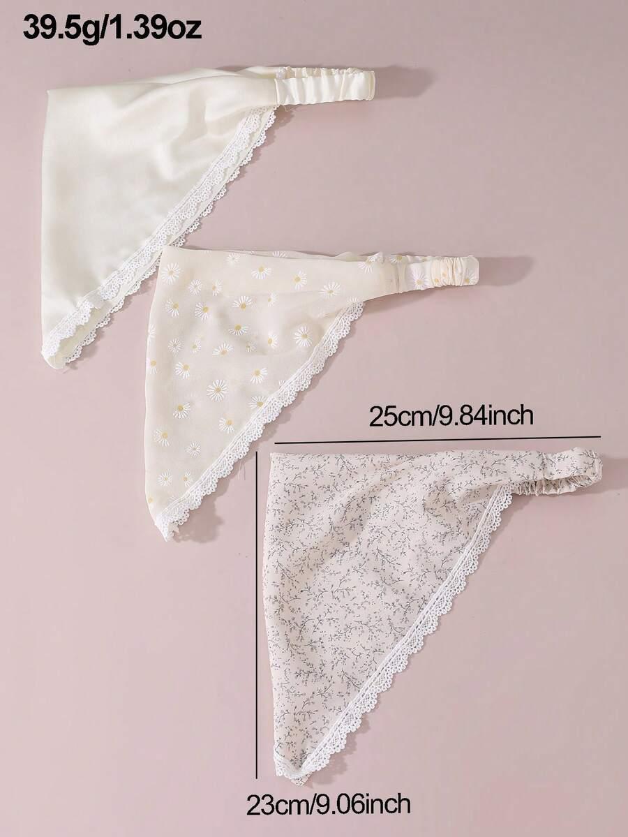 SHEIN CHUSTA NA GŁOWĘ 3-PACK S07