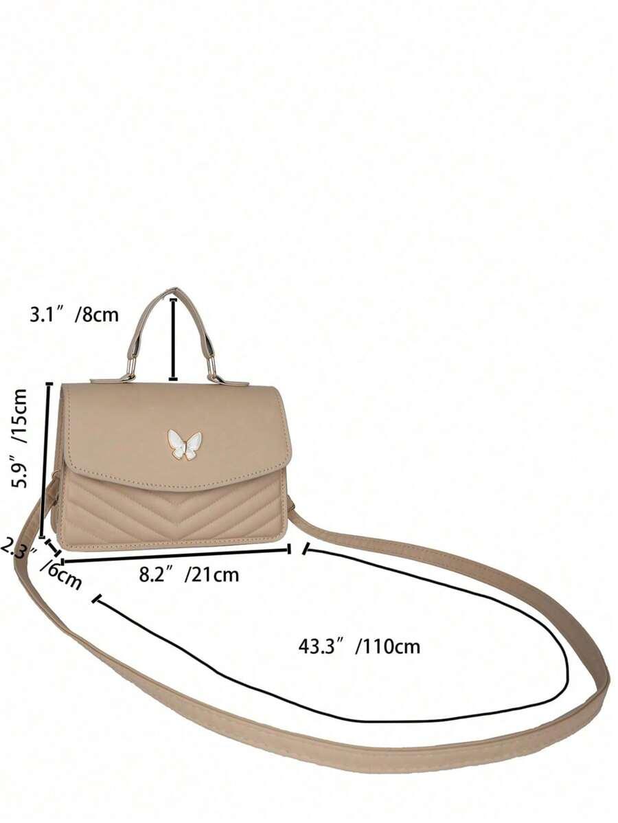 SHEIN BEŻOWA TOREBKA IMITACJA SKÓRY S07__21X6X15