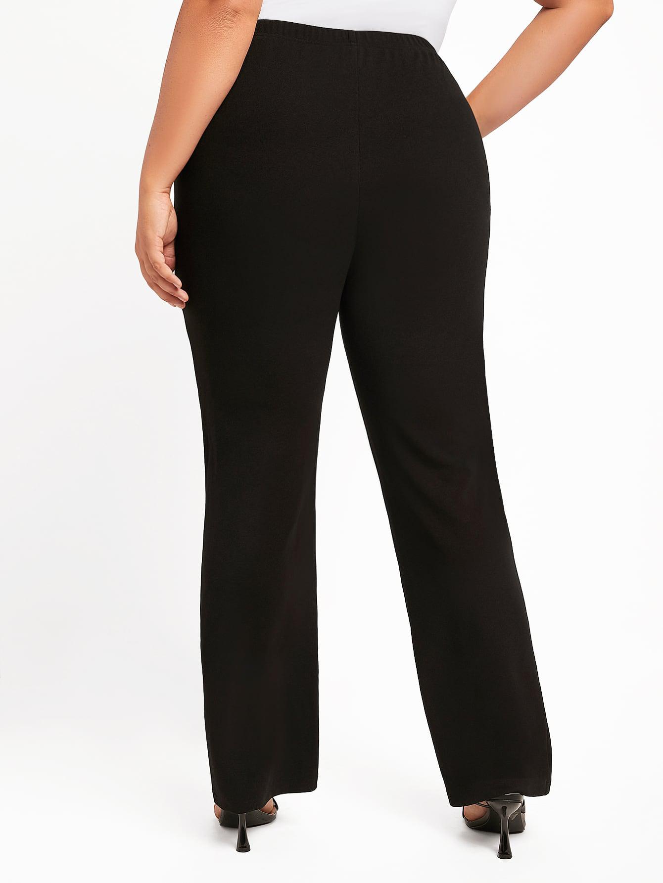 SHEIN CZARNE SPODNIE CASUAL S06__48