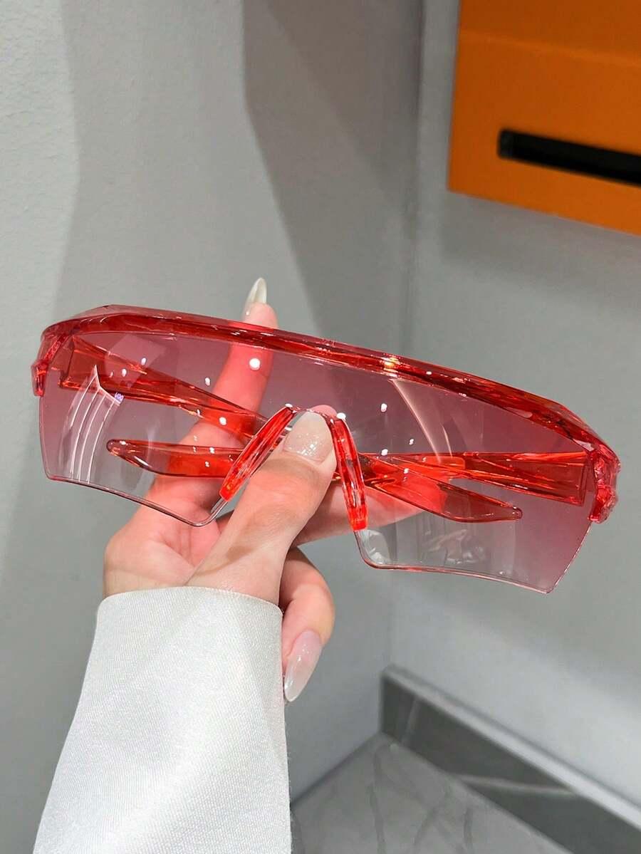 SHEIN CZERWONE OKULARY PRZECIWSŁONECZNE S07