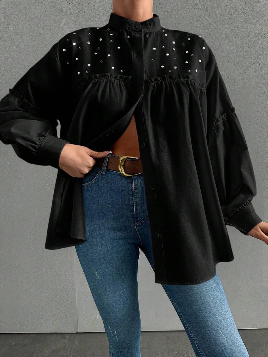 SHEIN KOSZULA DŁUGI RĘKAW S06__M